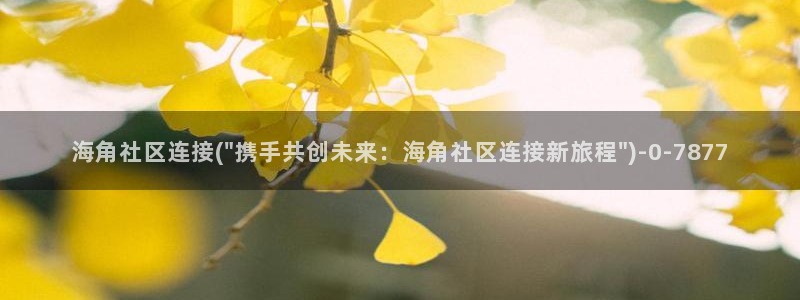 海角社区hj在线进入:海角社区连接(\